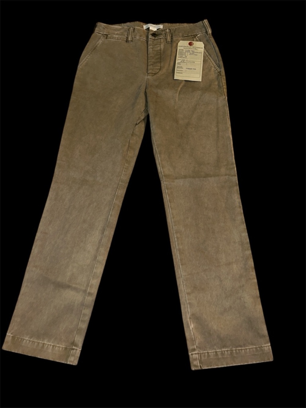 Outerknown Men's Straight Chinos in Olive Brown